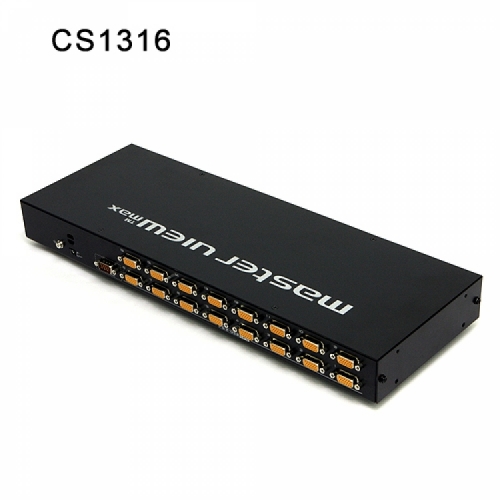 에이텐샵,16-포트 PS/2-USB VGA KVM 스위치 CS1316