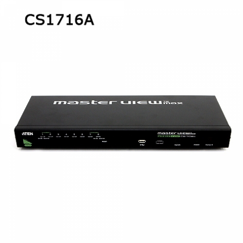 에이텐샵,16-포트 PS/2-USB VGA KVM 스위치 with 데이지 체인 포트 및 USB 주변 기기 지원 CS1716A