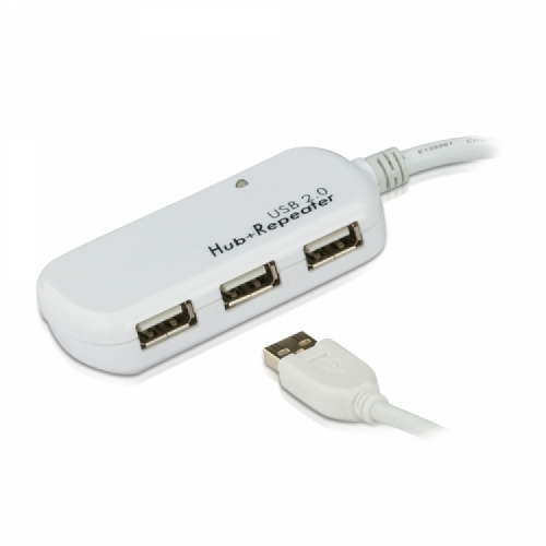 에이텐샵,4-포트 USB 2.0 연장기(12m) with 최대 60m 확장 연결 UE2120H